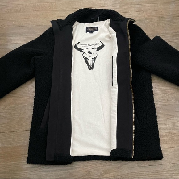 Pendleton Men's River Rock Sherpa Fleece Jacket Black Size Small - Picture 1 of 15